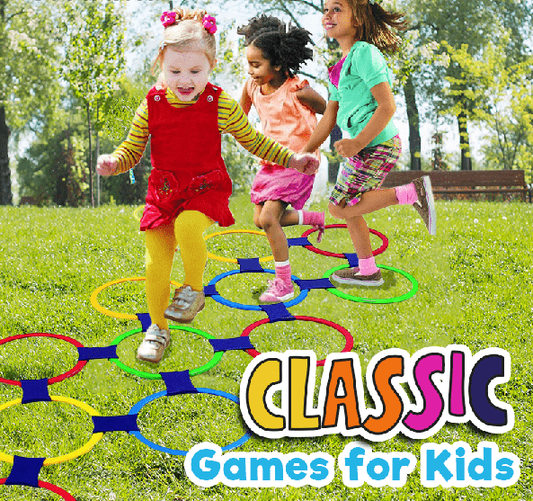 Rainbow Hopscotch Ring Set