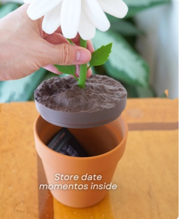 🌸 3D Printed Creative Potted Flower Toy – The "Talking" English Learning Toy