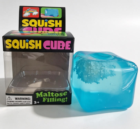Cube Squeeze Sensory Toy, Super Durable Squishy, Returns To Shape, Random Colors, Stress Relief, Fun For Kids And Adults