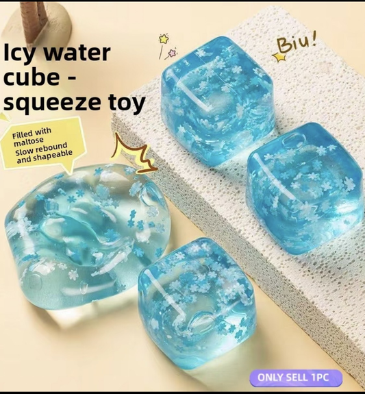 Cube Squeeze Sensory Toy, Super Durable Squishy, Returns To Shape, Random Colors, Stress Relief, Fun For Kids And Adults