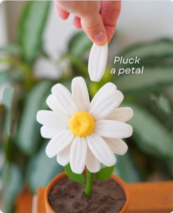 🌸 3D Printed Creative Potted Flower Toy – The "Talking" English Learning Toy
